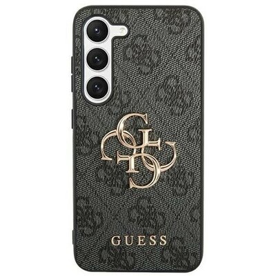 Guess 4G Big Metal Logo Samsung Galaxy S24 hátlap tok, fekete