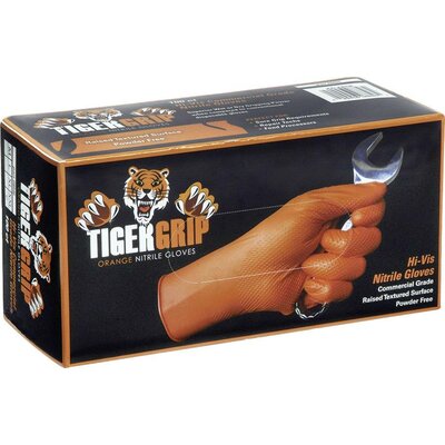 Kunzer TIGER GRIP L 100 db Nitril Eldobható kesztyű Méret (kesztyű): L