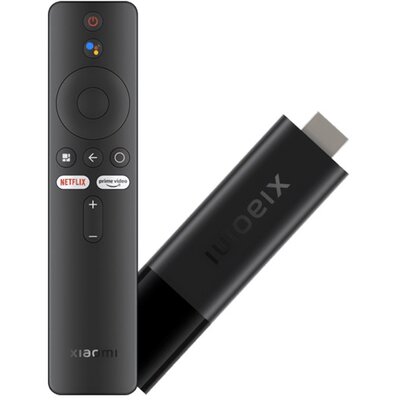 XIAOMI PFJ4175EU XIAOMI MI TV Stick 4K 2024 bluetooth TV okosító (v5.0, WIFI, HDMI, Type-C, 2.4/5GHz, 4k minőség) FEKETE [Realme C63 4G]