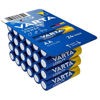 VARTA 4906301124 VARTA LONGLIFE POWER tartós elem (AA, LR06, 1.5V, lítium) 24db/csomag