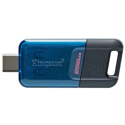 KINGSTON DT80M/256GB KINGSTON DT 80 M pendrive/USB Stick (Type-C 3.2, Gen 1) 256GB SÖTÉTKÉK