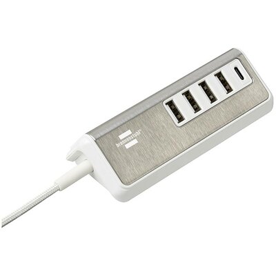 Brennenstuhl USB-s töltőkészülék Beltér Kimenetek száma: 5 x USB, USB-C® alj (Power Delivery)