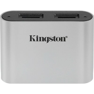 Kingston WFS-SDC KÜlső memóriakártya olvasó/hub USB-C® USB 3.2 (Gen 1) Ezüst-fekete