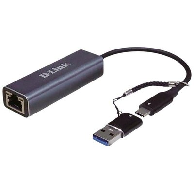 D-Link DUB-2315 Hálózati adapter 2.5 GBit/s USB, USB-C®, LAN (10/100/1000 MBit/s)