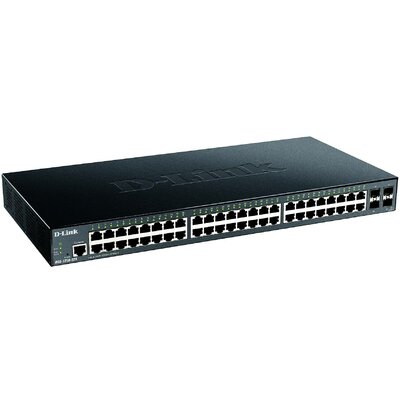 D-Link DGS-1250-52X/E Hálózat switch, RJ45/SFP+ 48 + 4 Port 176 Gbit/s