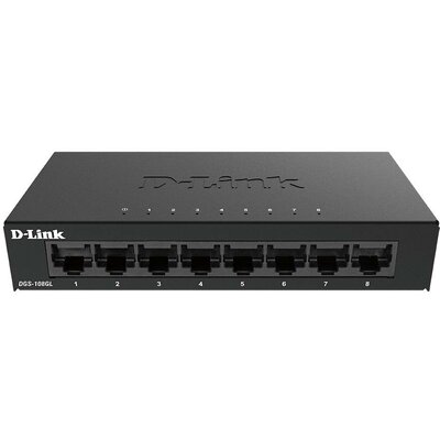 D-Link DGS-108GL/E Hálózati switch 8 port 1 GBit/s