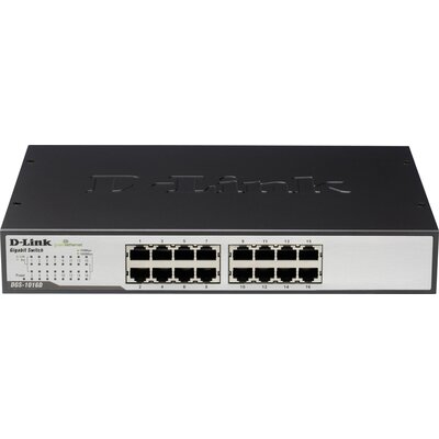 Hálózati switch 16 port 1 GBit/s, D-Link DGS-1016D/E