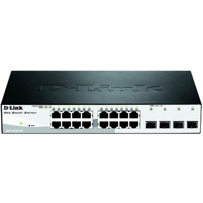 D-Link DGS-1210-20/E Hálózati switch, RJ45/SFP 16 + 4 Port 40 GBit/s