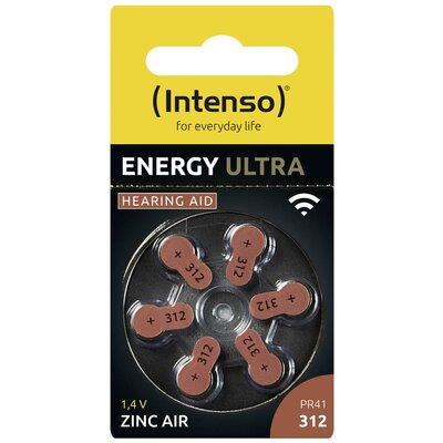 Intenso Hallókészülék elem #####PR41-312 1.45 V 6 db 148 mAh Cink-levegő 7504436