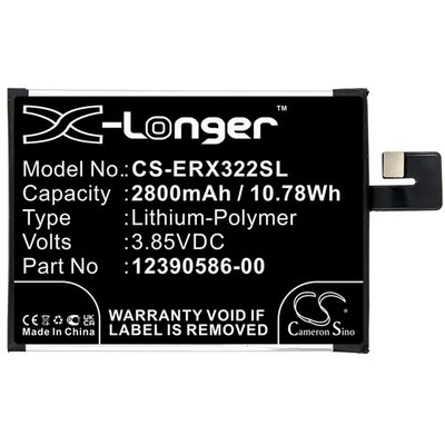 CAMERON SINO CS-ERX322SL CAMERON SINO Li-Polymer akkumulátor (3.85V/2800mAh, Sony 12390586-00 kompatibilis)