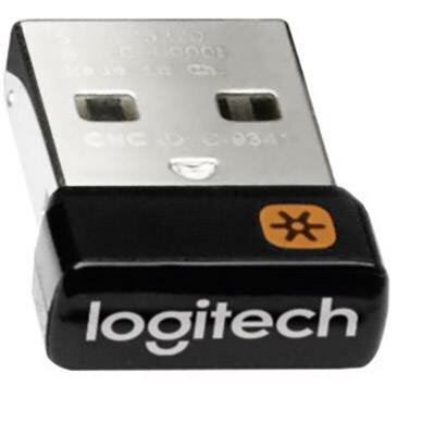 Logitech Pico USB Unifying Receiver-1 Rádiójel vevő Fekete