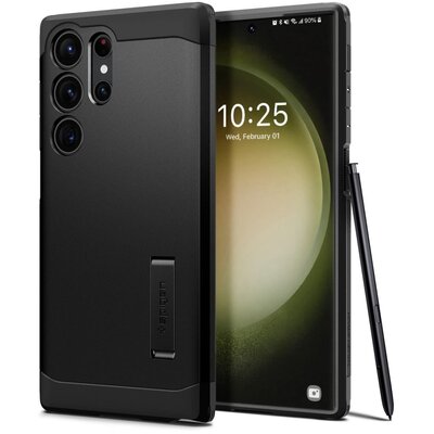 SPIGEN Tough Armor tok SAMSUNG S23 ULTRA fekete