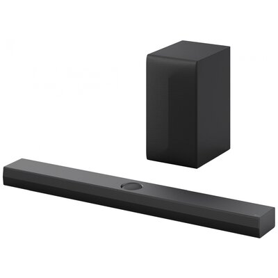 LG Electronics DS70TY.ADEULLK Soundbar Fekete Vezeték nélküli mélysugárzóval, Dolby Atmos®, Nagyfelbontású hang, Fali rögzítés, Bluetooth, WLAN