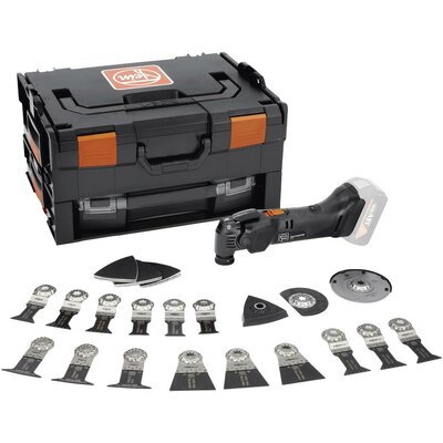 Fein Multimaster AMM 500 Plus BLACK EDITION Bare Tool 71294262000 Akkus többfunkciós szerszám akku nélkül, töltő nélkül, Tartozékokkal 37 részes