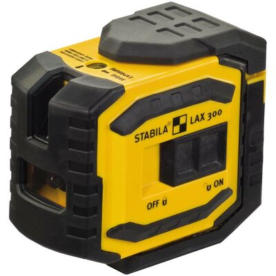 Stabila LAX 300, 4-pcs Pontlézer Önszintező Hatótáv (max.): 20 m