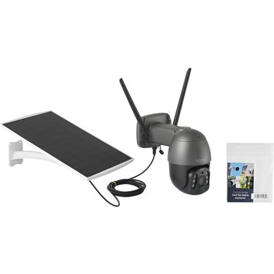 Sygonix SY-5177734+Smart Tech L SIM-Karte GSM IP Megfigyelő kamera készlet 1920 x 1080 pixel