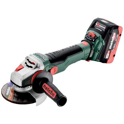 Metabo WVB 18 LTX BL 15-125 Quick 601731660 Akkus sarokcsiszoló 125 mm kefe nélkül, 2. akkuval, Töltővel, Hordtáskával 18 V 5.5 Ah