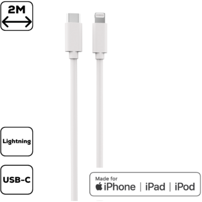 Cellect iPhone USB C to lightning adat 2m, töltőkábel