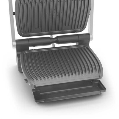 Tefal GC707D Kontakt grill Elektromos Nemesacél, Fekete