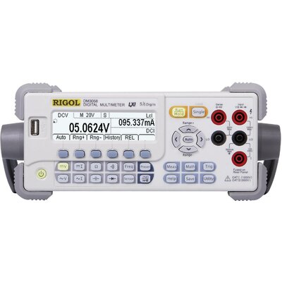 Digitális asztali multiméter CAT II 300 V 200000 digit, Rigol DM3058E