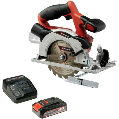 Einhell TE-CS 18/150 Li Akkus kézi körfűrész Vágási mélység max. (90°) 48 mm akkuval, Töltővel 18 V 2.5 Ah