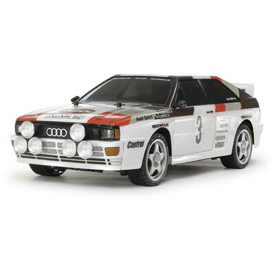 Tamiya 1:10 RC modellautó Elektro Közúti modell Audi Quattro Rally Brushed 4WD építőkészlet TT-02