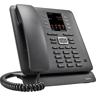 Gigaset Pro Maxwell C Vezetékes telefon, VoIP Bluetoothos, Kihangosító, Headset csatlakozó, Optikai hívásjelzés, Hívásismétlés TFT Fekete