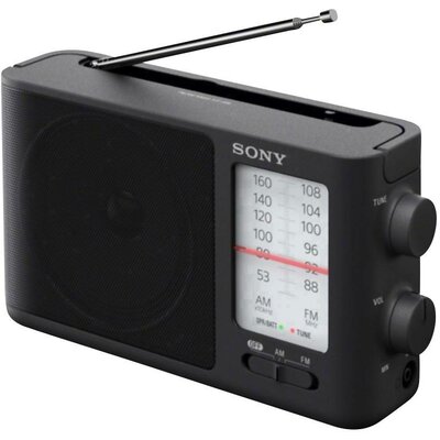 Sony ICF-506 Koffer rádió URH Fekete