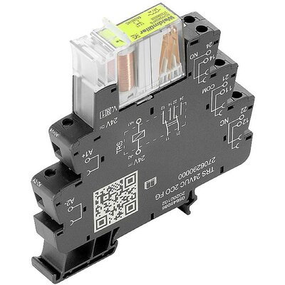 Weidmüller TRS 24VUC 2CO FG Csatoló relé 6 A 2 váltó 5 db