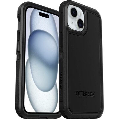 Otterbox Defender XT Hátlap Apple iPhone 15, iPhone 14, iPhone 13 Fekete MagSafe kompatibilis