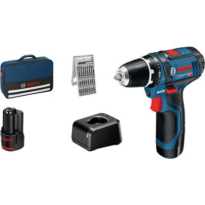 Bosch Professional 060186810H 060186810H Akkus fúrógép 12 V 2.0 Ah 2. akkuval