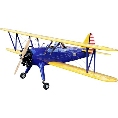 Pichler PT 17 Stearman Kék RC motoros repülőmodell ARF 1600 mm