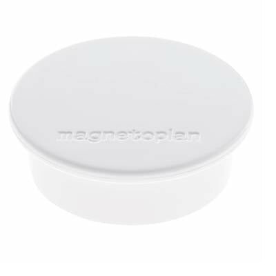 Magnetoplan Mágnes Discofix Color (Ø x Ma) 40 mm x 13 mm Kerek Fehér 10 db 1662000