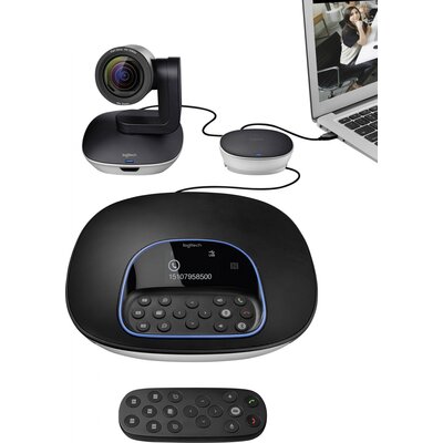 Logitech GROUP Full HD webkamera 1920 x 1080 Pixel Talp