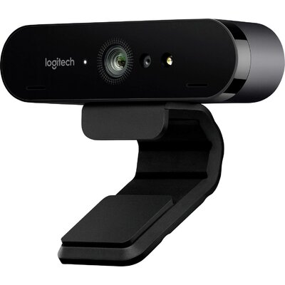 Logitech BRIO 4K webkamera 4096 x 2160 Pixel Talp, Csíptetős tartó