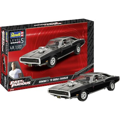 Revell RV 1:24 Fast & Furious - Dominics 1970 Dodge Charger 1:24 Autómodell