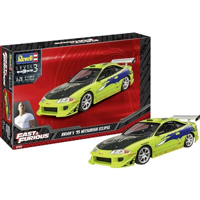 Revell RV 1:25 Fast & Furious Brians 1995 Mitsubishi Eclipse 1:25 Autómodell