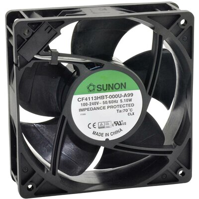 Sunon CF4113HBT-1000U-SB9 Axiális ventilátor 230 V/AC 185 m³/óra (H x Sz x Ma) 38 x 120 x 120 mm