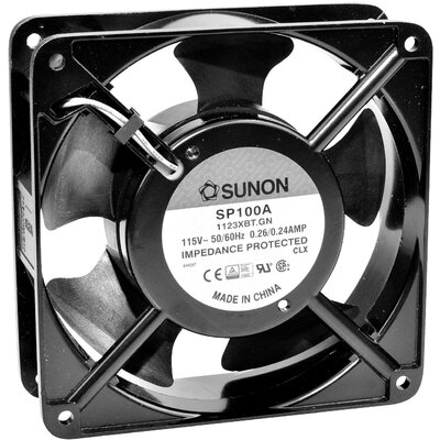 Sunon DP201A-2123HBT.S.GN Axiális ventilátor 230 V/AC 144.38 m³/óra (H x Sz x Ma) 38 x 120 x 120 mm