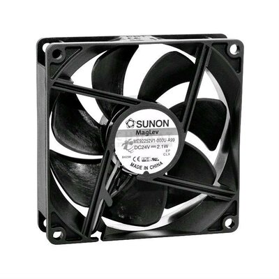 Sunon EF92251S11000UA99 Axiális ventilátor 12 V/DC 87.47 m³/óra (H x Sz x Ma) 92 x 92 x 25 mm