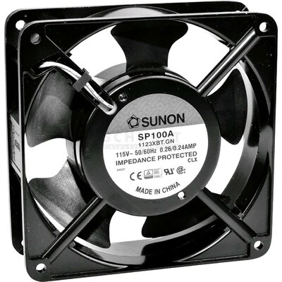 Axiális ventilátor 230 V/AC 161,4 m³/óra 120 x 120 x 38 mm, Sunon DP200A2123XST