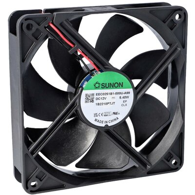 Sunon MEC0252V2-000U-A99 Axiális ventilátor 24 V/DC 157.97 m³/óra (H x Sz x Ma) 25 x 120 x 120 mm