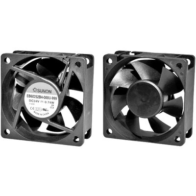 Sunon MF60251V1-1000U-A99 Axiális ventilátor 12 V/DC 32.78 m³/óra (H x Sz x Ma) 25 x 60 x 60 mm