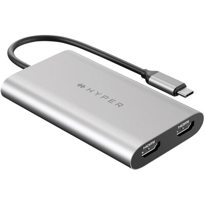 HYPER USB-C® Átalakító [1x USB-C® - 2x HDMI®] HDM1-GL