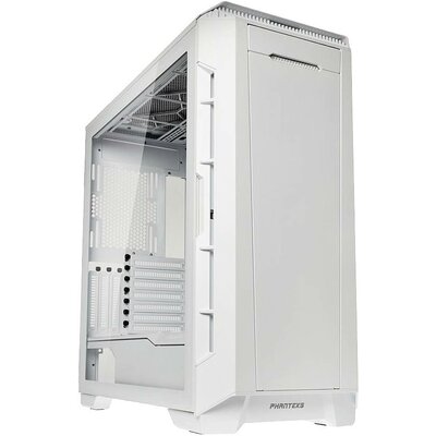 Phanteks Eclipse P600S Silent Midi torony Ház, Gaming doboz Fehér 3 előretelepített hűtő, Hőszigetelt, Oldalsó szélvédő, Porszűrő