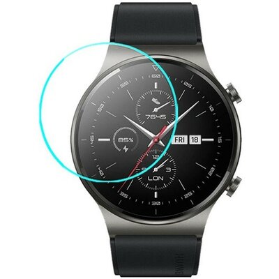 Huawei Watch GT2 Pro (46 mm), Kijelzővédő fólia, ütésálló fólia (az íves részre nem hajlik rá!), Tempered Glass (edzett üveg), Clear