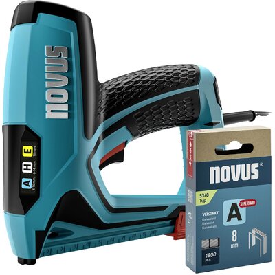 Novus Tools 031-0369 Elektromos tűzőgép Kapocs típus 37-es típus, 53-as típus Kapocs hosszúság 6 - 14 mm