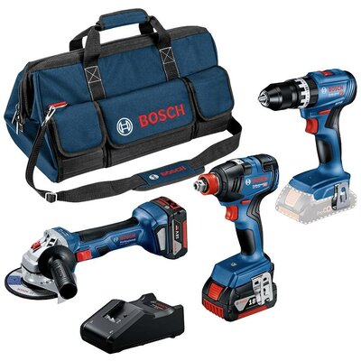 Bosch Professional Bosch Power Tools 0615990N31 Szerszámkészlet Szerelő, Kisiparos, Akkus készülékek hordtáskában 5 részes