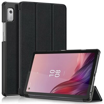 Lenovo Tab M9 (9.0) TB-310, mappa tok, Trifold, fekete