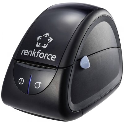 Renkforce RF-TLP-01 Címkenyomtató Termodirekt 203 x 203 dpi Etikett szélesség (max.): 62 mm USB, RS-232